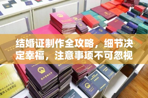 秦州结婚证制作全攻略，细节决定幸福，注意事项不可忽视