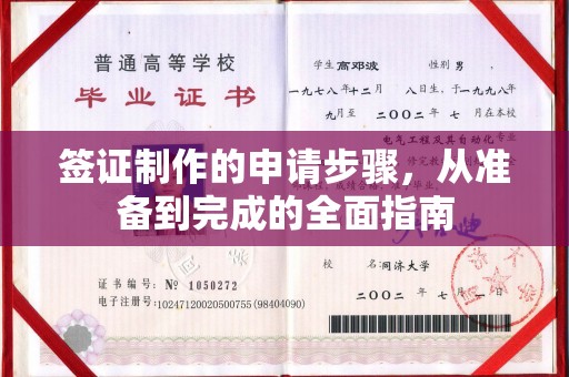 秦州签证制作的申请步骤，从准备到完成的全面指南