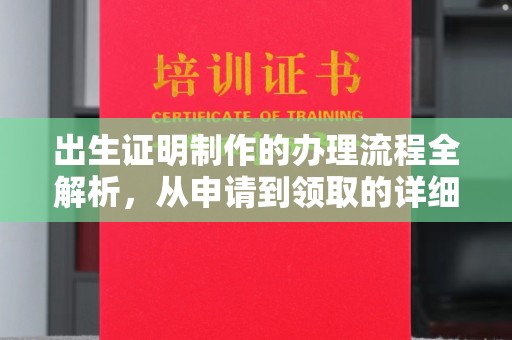 秦州出生证明制作的办理流程全解析，从申请到领取的详细指南
