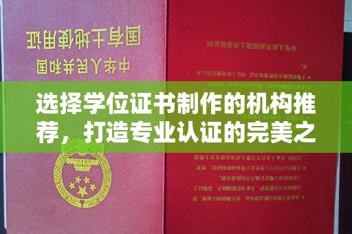 秦州选择学位证书制作的机构推荐，打造专业认证的完美之选